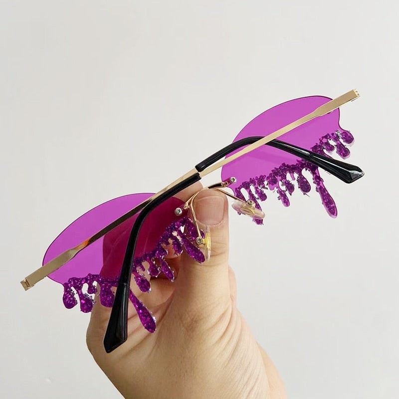 'Cry me a Glitter' Sunglasses | Let the festival season begin!