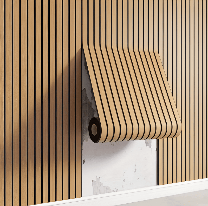 Self-Adhesive Wood Panels for Stylish Wall Design 1