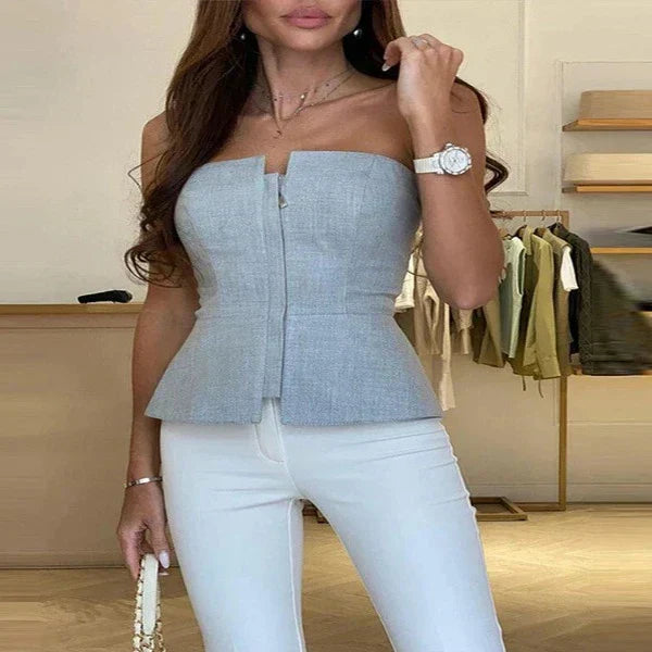 Dames tanktop van ademend materiaal – Malia