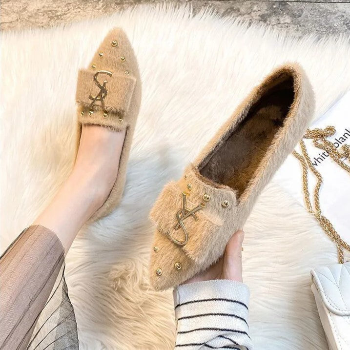 Holly Winter Slip-Ons | Stylish & Warm