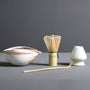 4-teiliges Matcha-Set | Hochwertiger Bambus & Keramik