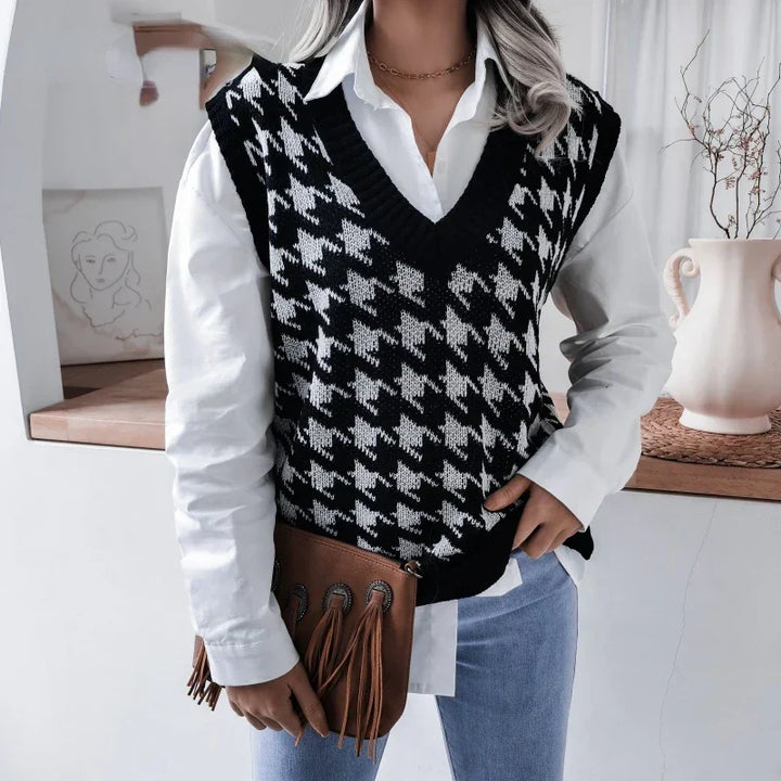 Karierter Damen-Spencer – Yara