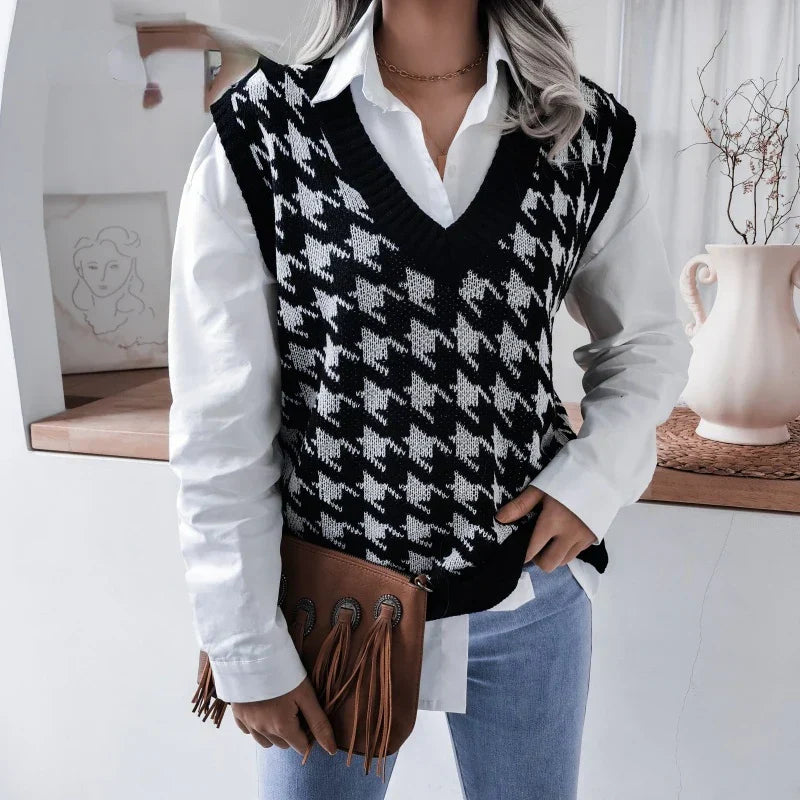 Karierter Damen-Spencer – Yara