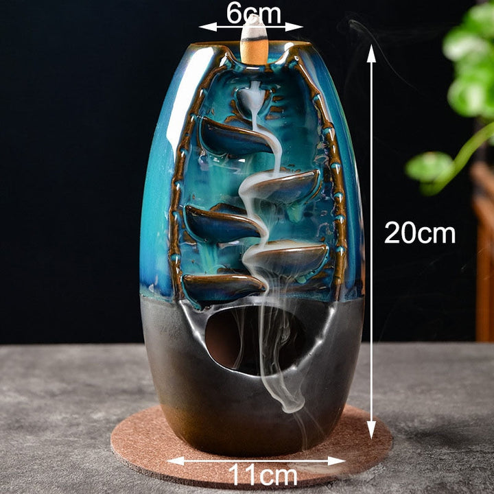 Waterval Wierook Houder | Met dit prachtige ornament breng je rust in huis