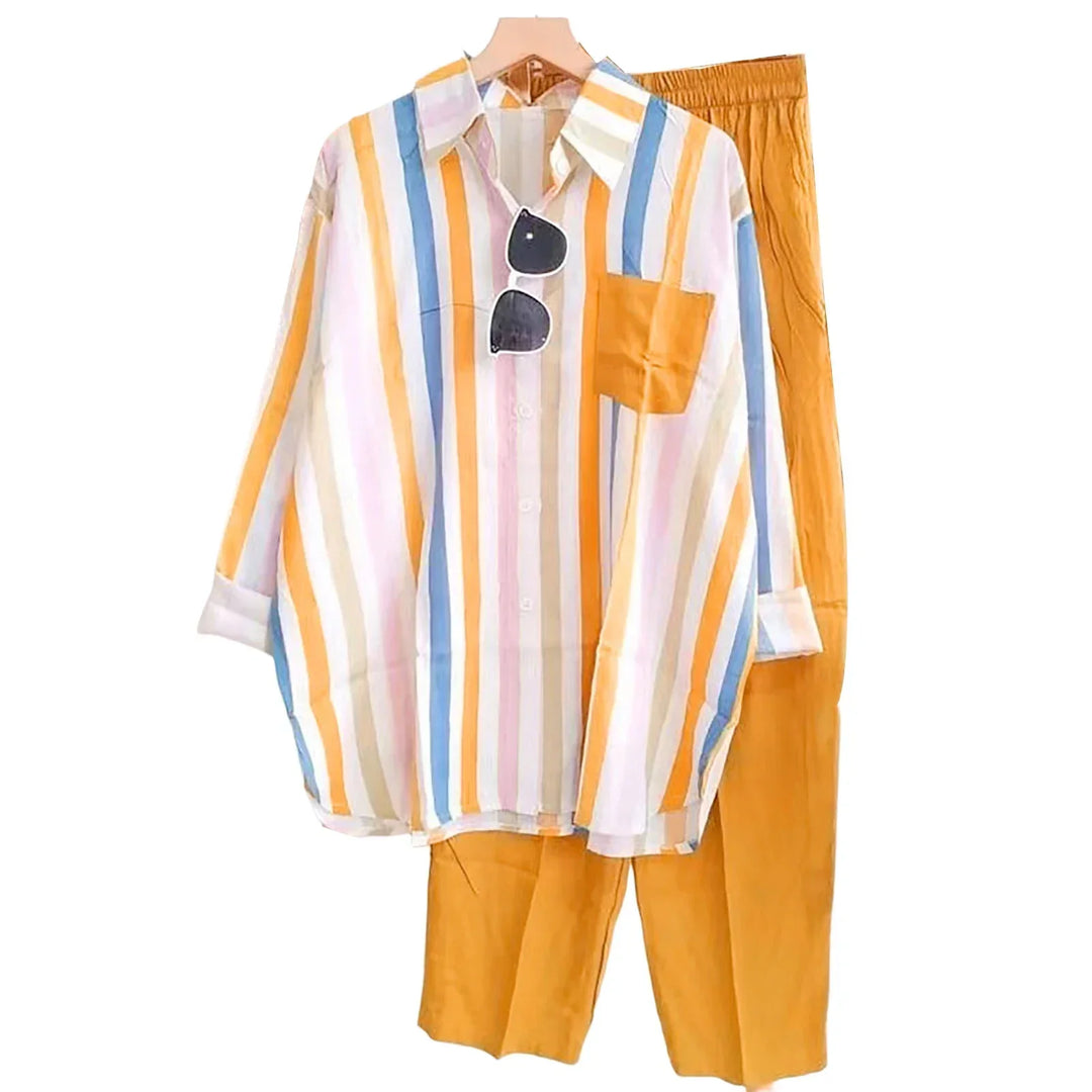 Tweedelige Dames Linnen Zomerset - Zayenne