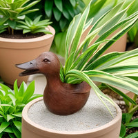 Duck Statue Flower Pot - QuackyPlanter