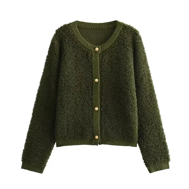 Ultraweiche Strickjacke - CozyTeddy