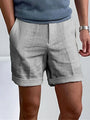 Leichte Herren-Leinen-Sommershorts mit Relaxter Passform - Jorin