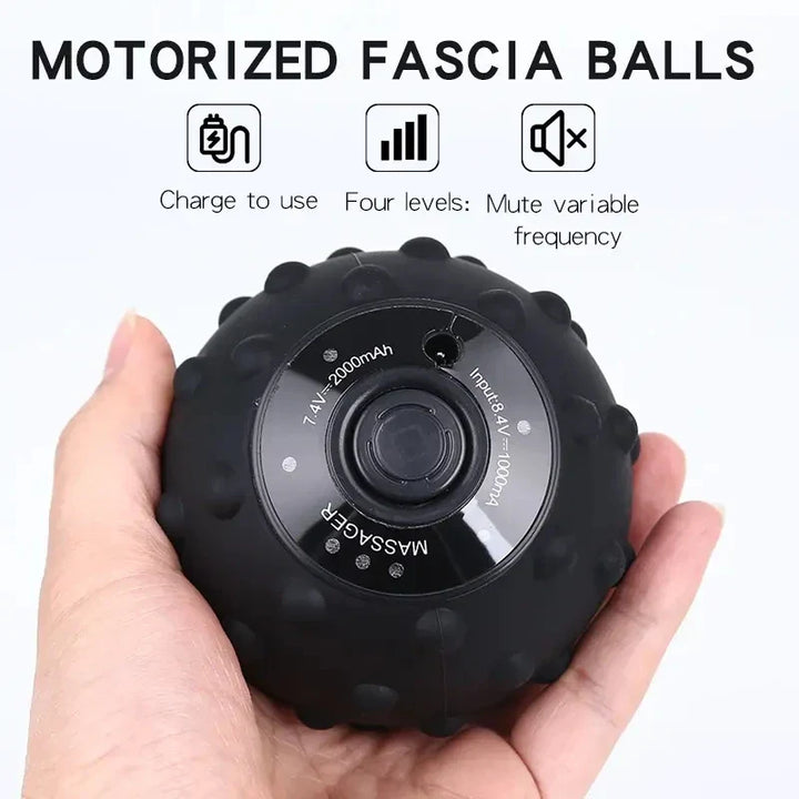 4-Speed ​​Vibrating Massage Ball with Heat Therapy &amp; Textured Surface – FlexiRoll 