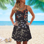 Ärmelloses Sommer-Minikleid - Solene