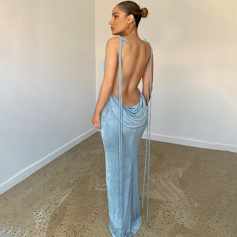 Fayen Low Back Dress | Make a stunning entrance & exit