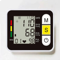 Digitales Handgelenk-Blutdruckmessgerät mit LCD-Display – PulseTrack
