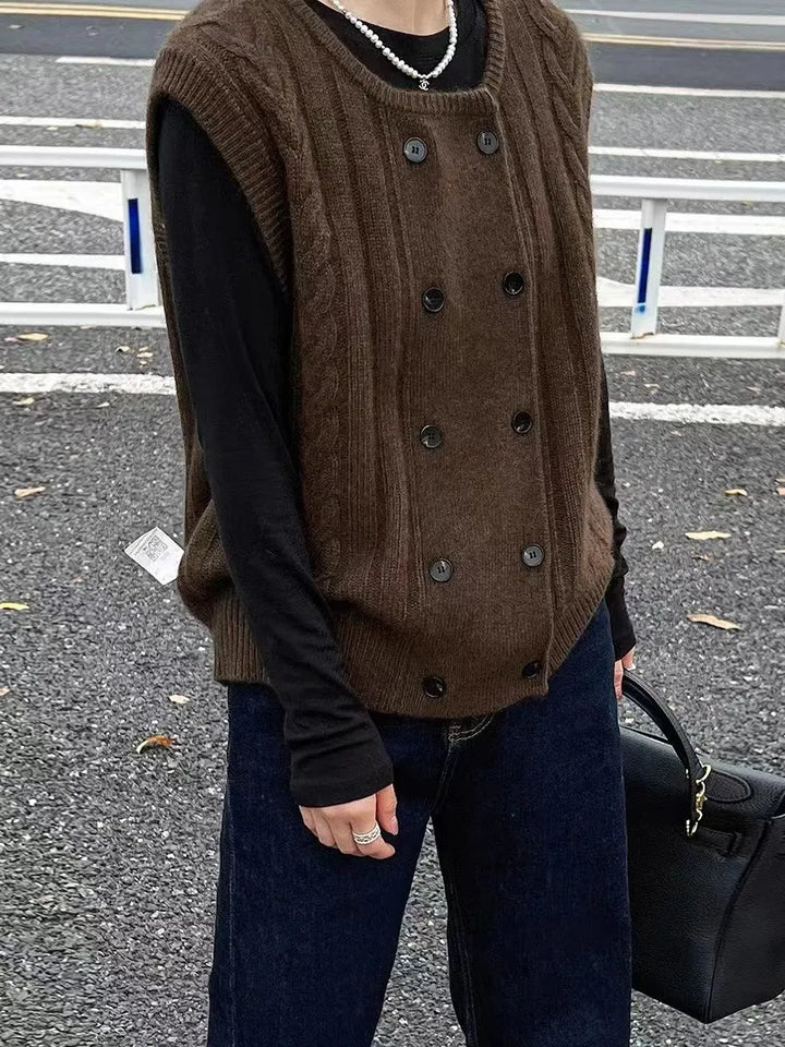Grace Knitted Vest | Warm & Trendy