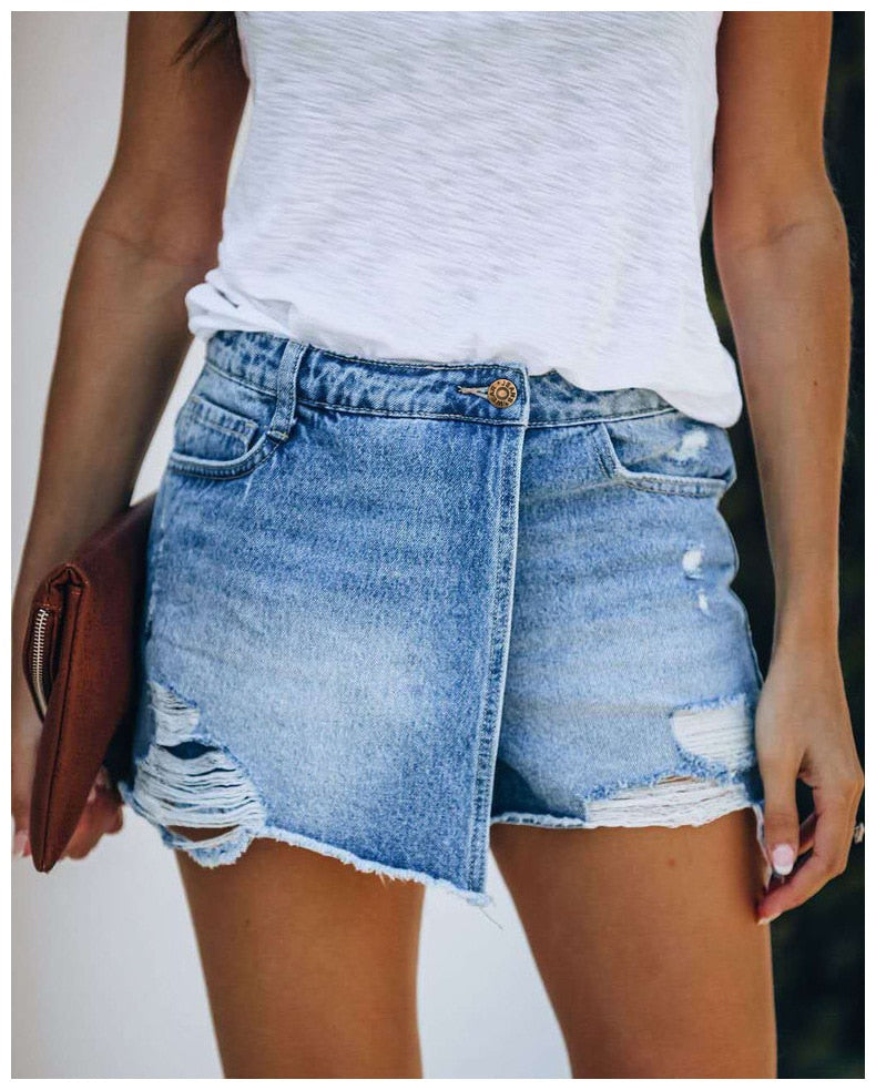 Denim Skort | Stylish & Tough
