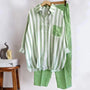 Zweiteiliges Damen-Leinen-Sommer-Set - Zayenne