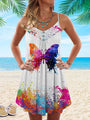 Ärmelloses Sommer-Minikleid - Solene