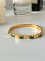 Goldenes Armband | Mit wunderschönen Steinen