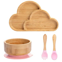 Kindergeschirr-Set mit Saugnapf - EcoFeast