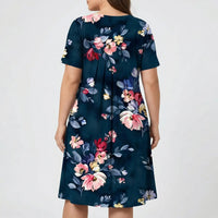 Short Sleeve Casual Dress Plus Size - Brenda