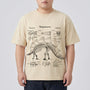 Short Sleeve Dinosaur Print Plus Size Shirt - Jim