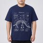 Short Sleeve Dinosaur Print Plus Size Shirt - Jim