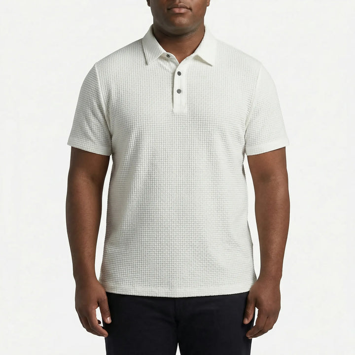 Short Sleeve Textured Polo Shirt - Emanuel