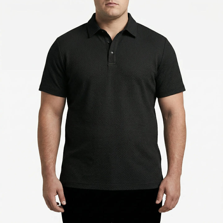 Short Sleeve Textured Polo Shirt - Emanuel