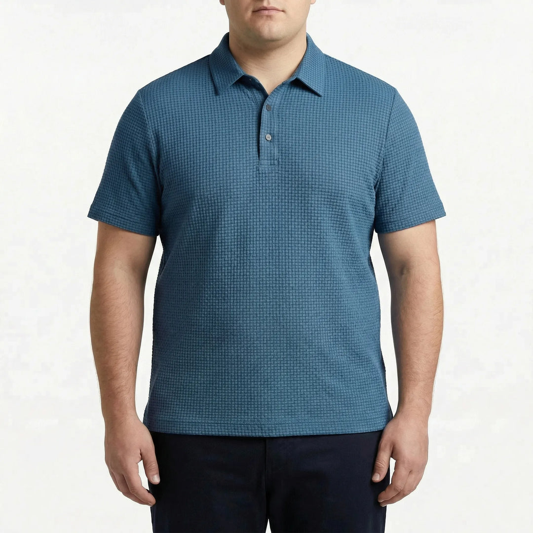 Short Sleeve Textured Polo Shirt - Emanuel