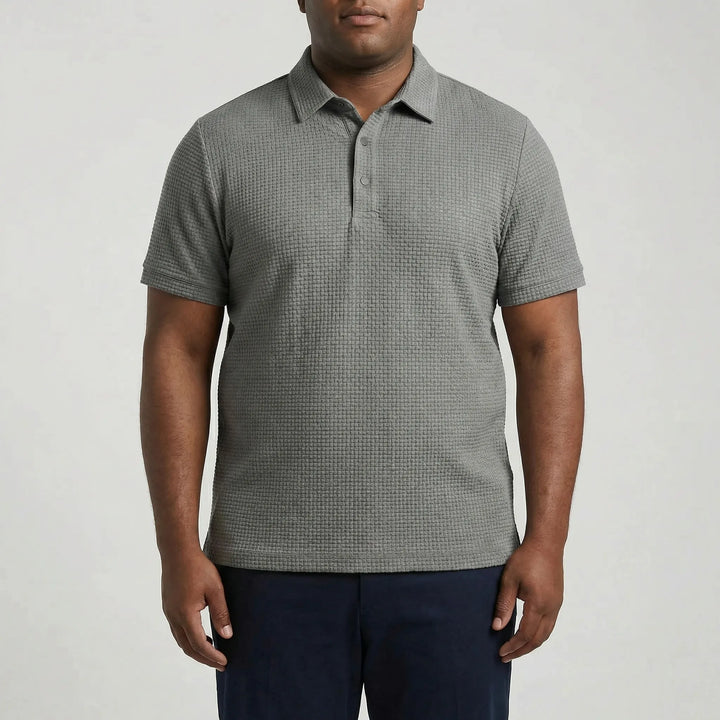 Short Sleeve Textured Polo Shirt - Emanuel