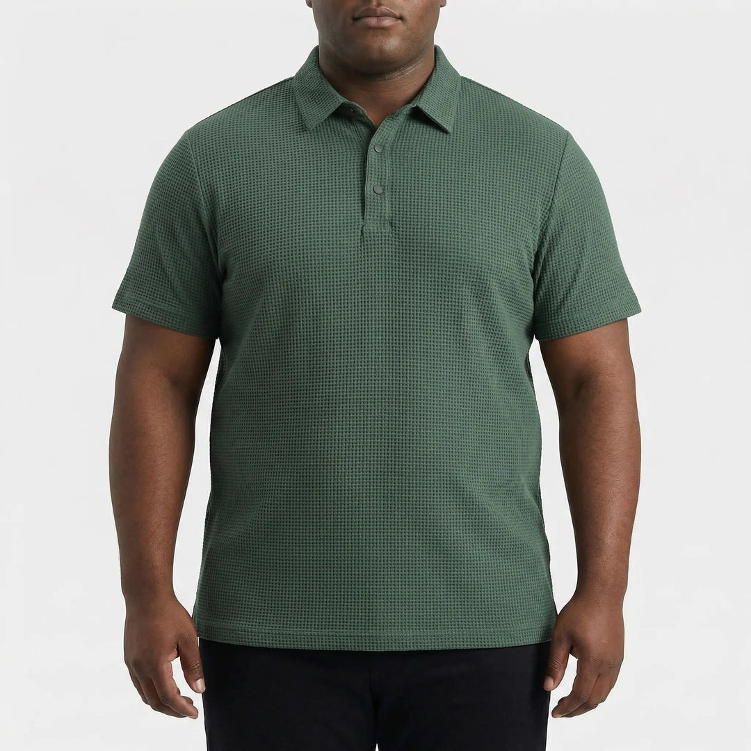 Short Sleeve Textured Polo Shirt - Emanuel