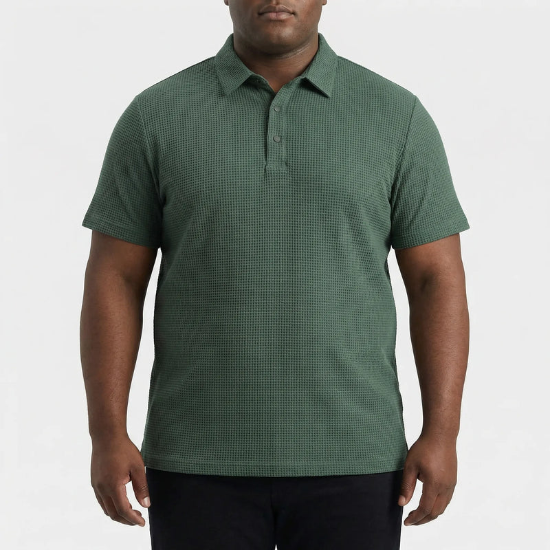 Short Sleeve Textured Polo Shirt - Emanuel