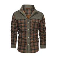 Herren Kariertes Outdoor Jacke - Mason