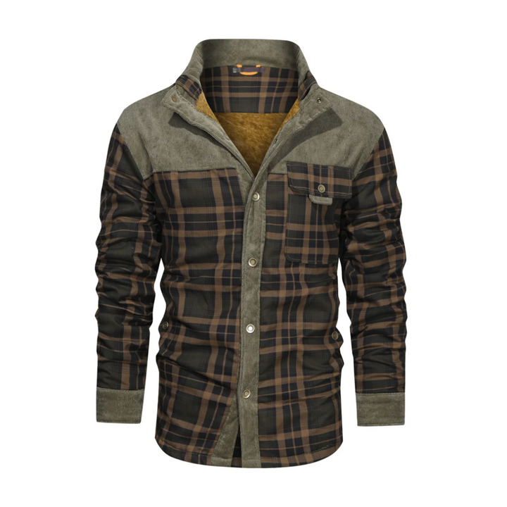 Herren Kariertes Outdoor Jacke - Mason