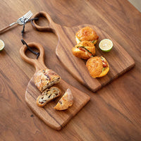 2-Pack Walnut Wooden Cutting Boards - Waldré