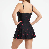 Skirted Floral One-Piece Swimsuit - Covelis