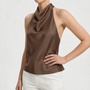 Sleeveless Halter Top -  Sandra