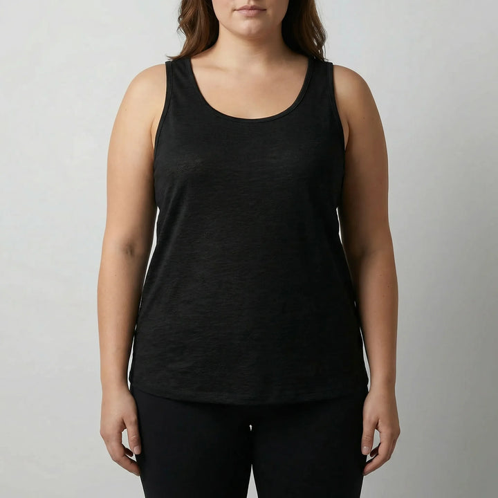 Sleeveless Plus Size Tank Top - Elsa