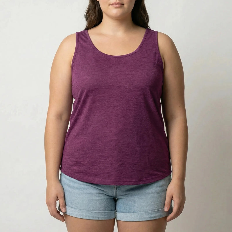 Sleeveless Plus Size Tank Top - Elsa