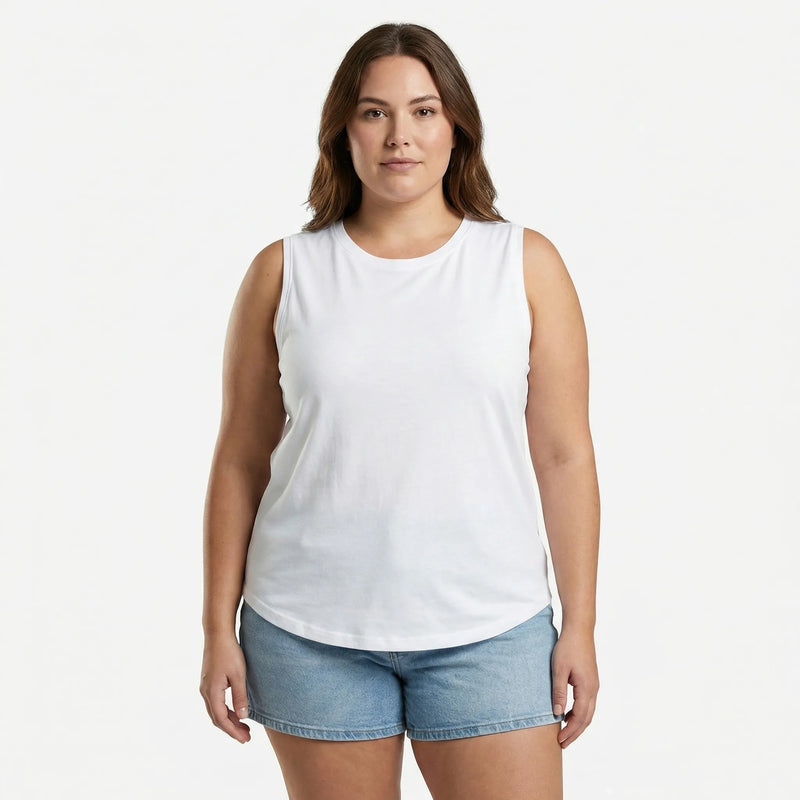 Sleeveless Plus Size Tank Top - Elsa