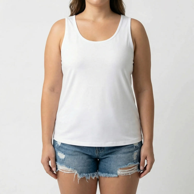 Sleeveless Plus Size Tank Top - Elsa