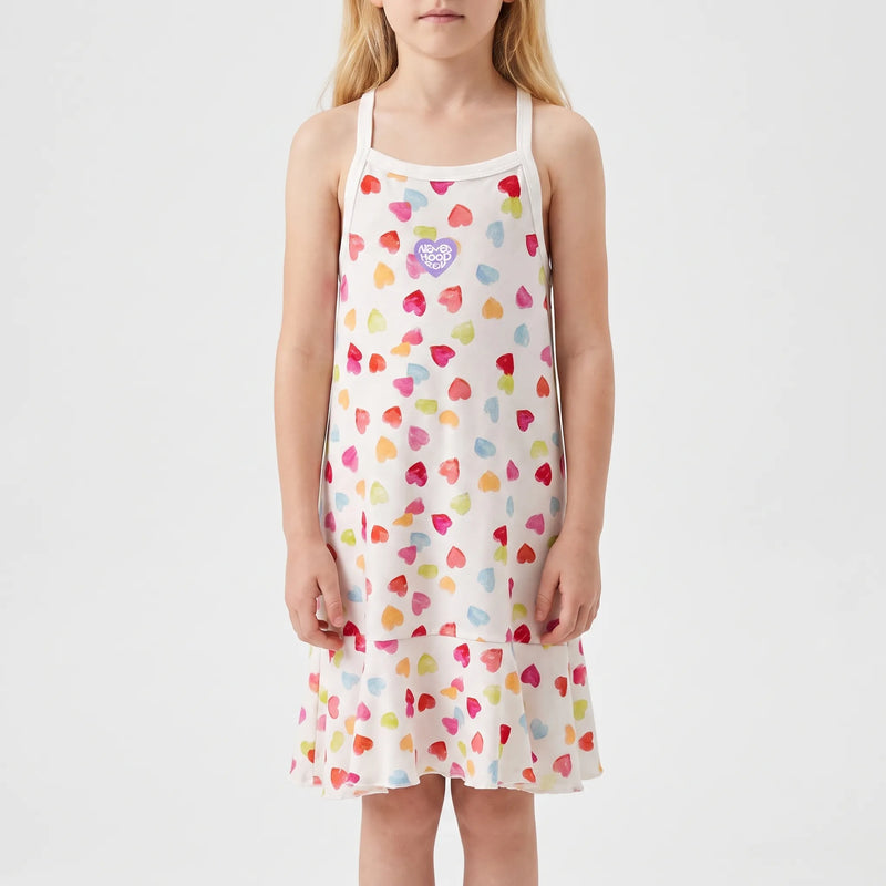 Sleeveless Ruffle Hem Summer Dress - Somerdal