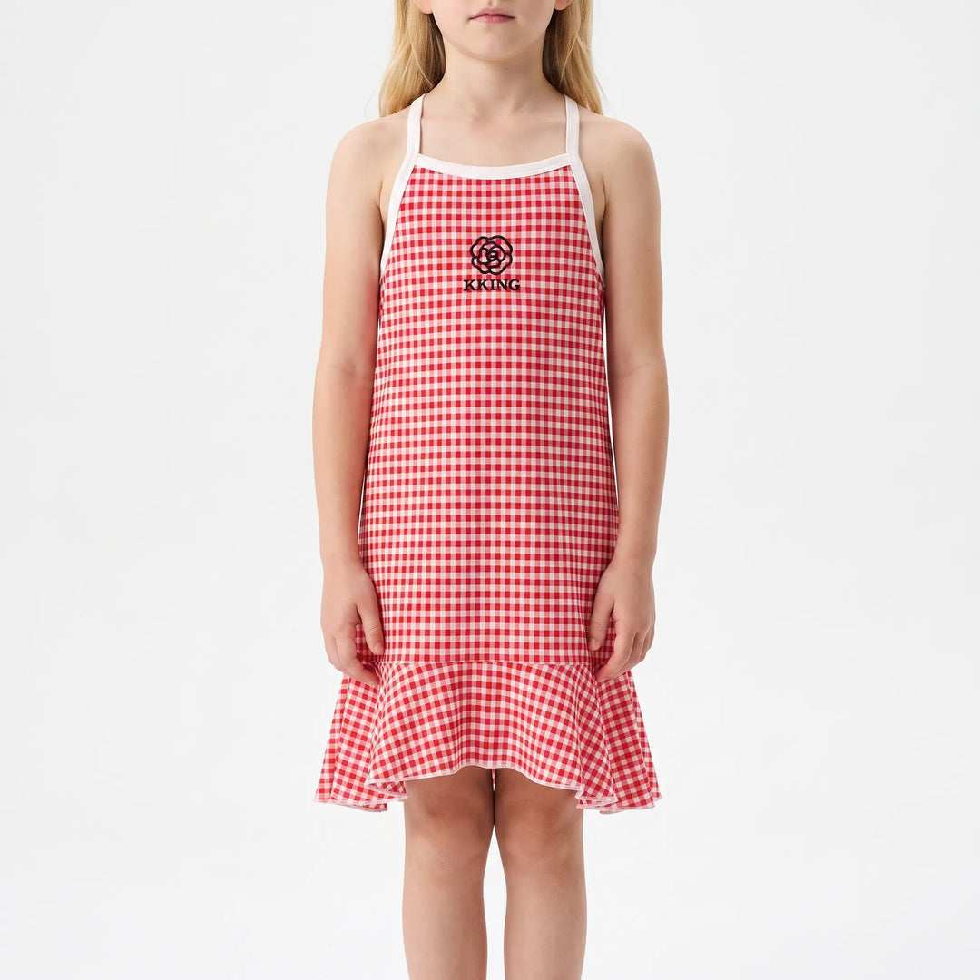 Sleeveless Ruffle Hem Summer Dress - Somerdal