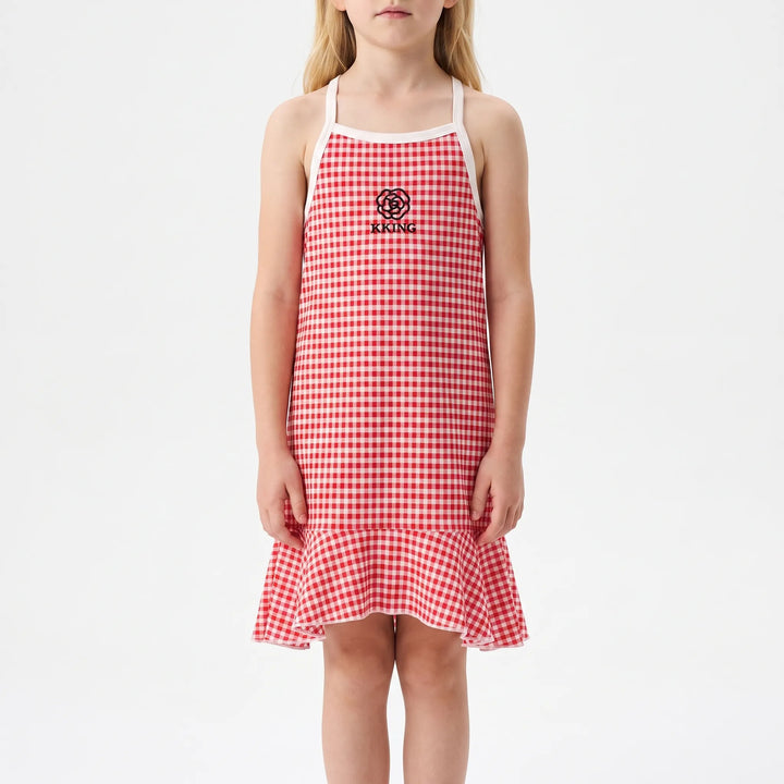 Sleeveless Ruffle Hem Summer Dress - Somerdal