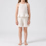 Sleeveless Ruffle Top And Shorts Set - Glimmera
