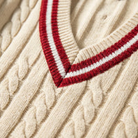 Slim-Fit-Pullover Mit V-Ausschnitt - Rocco