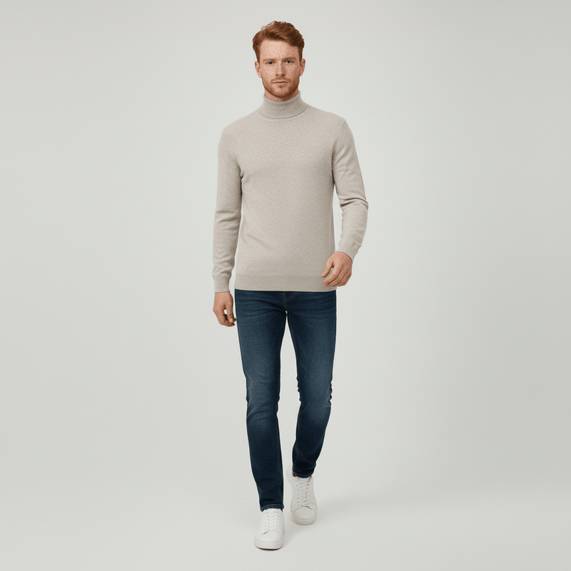 Slim-Fit-Rollkragenpullover - Friedrich