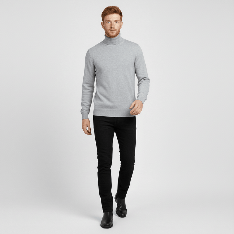 Slim-Fit-Rollkragenpullover - Friedrich