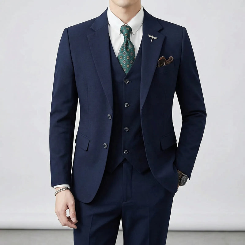 Slim-Fit Dreiteiler - Merlin