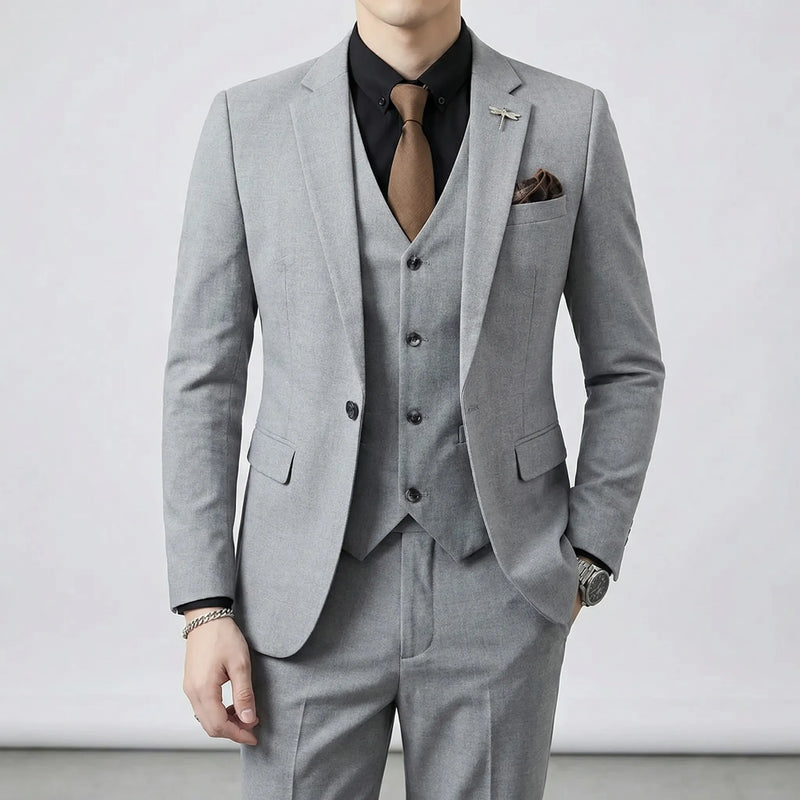 Slim-Fit Dreiteiler - Merlin