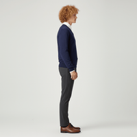 Slim-Fit V-Ausschnitt Pullover - Keanu